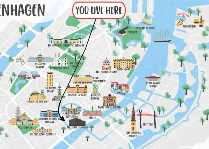 2br With Amazing Skyline View Kodaň